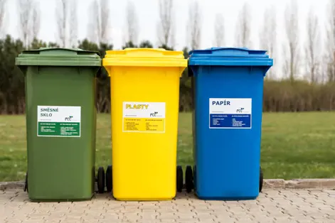 Collection, transport and utilisation of separated waste 