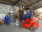 Recycable waste press