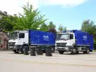 Domestic waste collection trucks