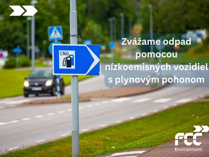 FCC na Slovensku zváža odpad pomocou vozidiel s plynovým pohonom