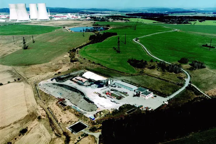Treatment plant for contaminated materials in Quail (CZ)
