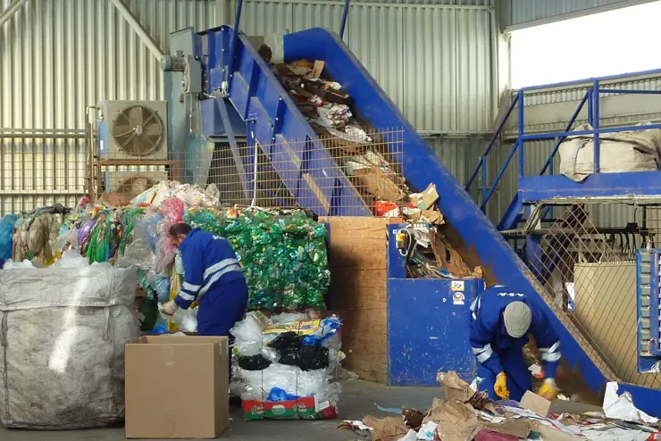 Sorting line in Liberec (CZ)