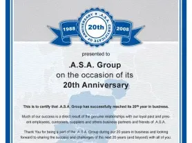 .A.S.A. is 20 years old