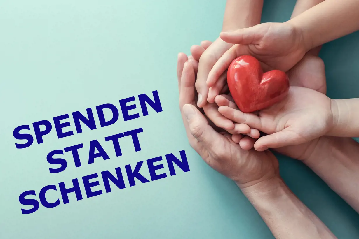 Spenden statt Schenken