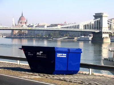 FCC container in Budapest