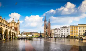 UNESCO and FCC: Main Square in Cracow Poland