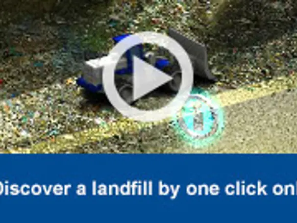 Discover a landfill by one click only