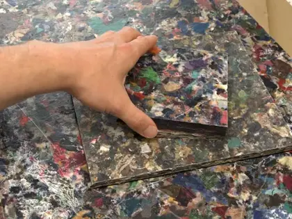 Old Clothes Become Building Materials