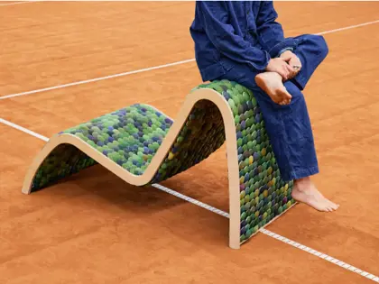From Tennis Court to Living Room: Sustainable Furniture Made from Tennis Balls