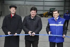 FCC Romania: inauguration of tunnel compost station