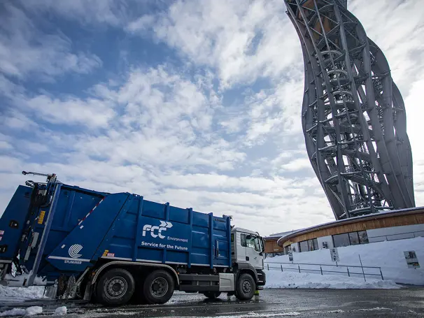 Winter in the Carinthian Alps: Waste collection anytime, anywhere, in any conditions