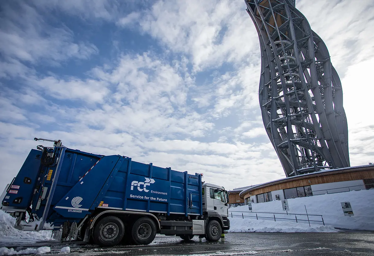 Winter in the Carinthian Alps: Waste collection anytime, anywhere, in any conditions