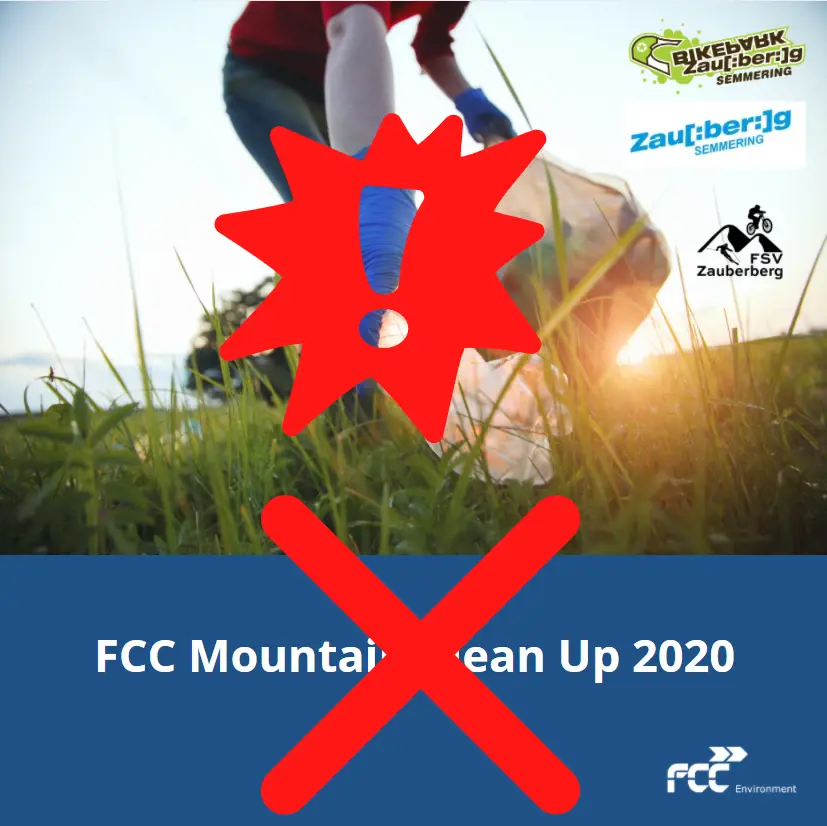 FCC Mountain Clean Up 2020 at the Zauberberg Semmering resort