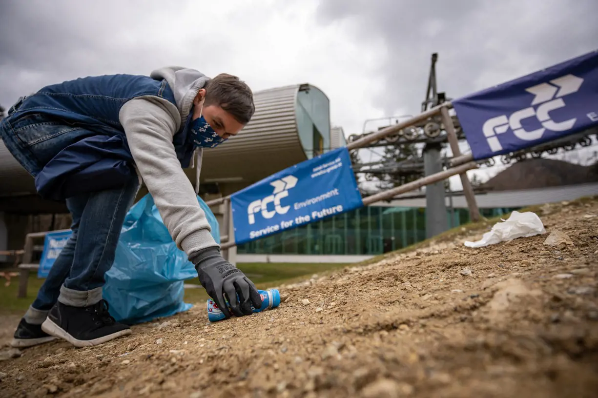 FCC Mountain Clean Up 2021 at the Zauberberg Semmering resort