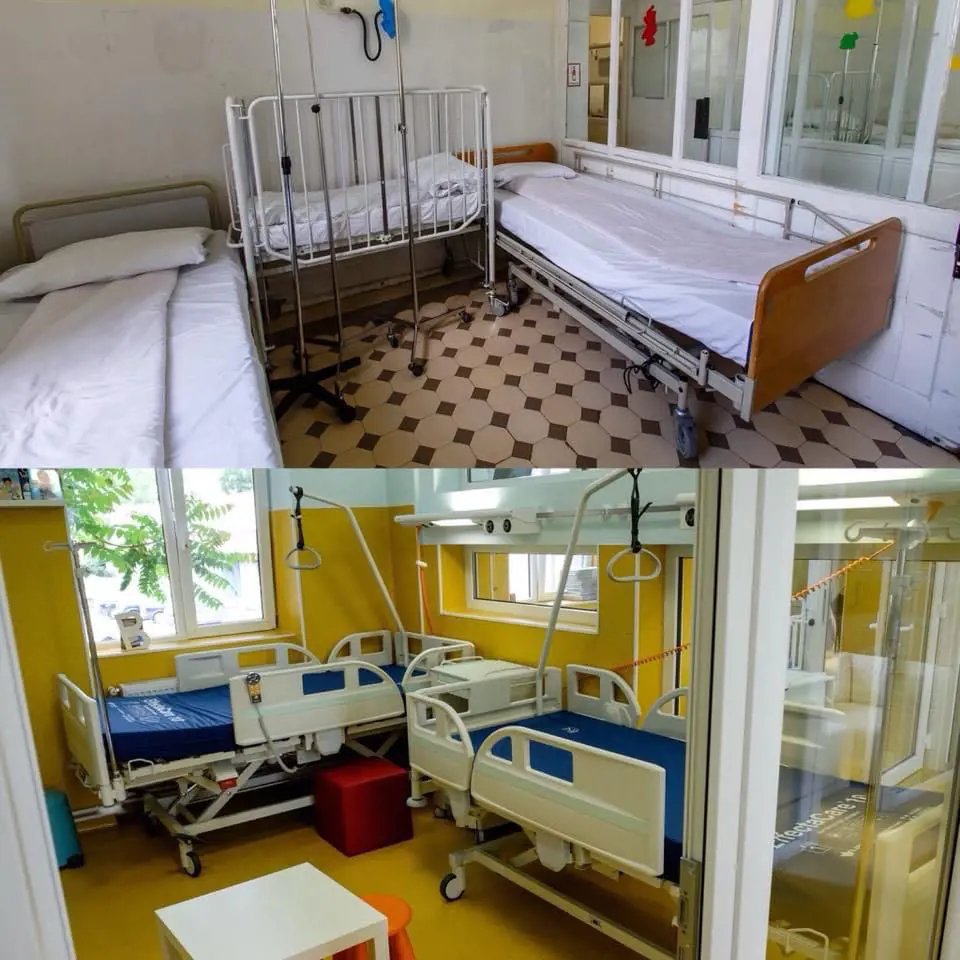 Arad hospital | Before and after | FCC Romania