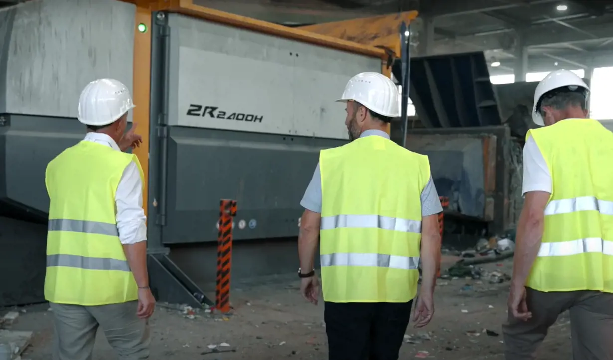 New energy efficient shredder in Himberg