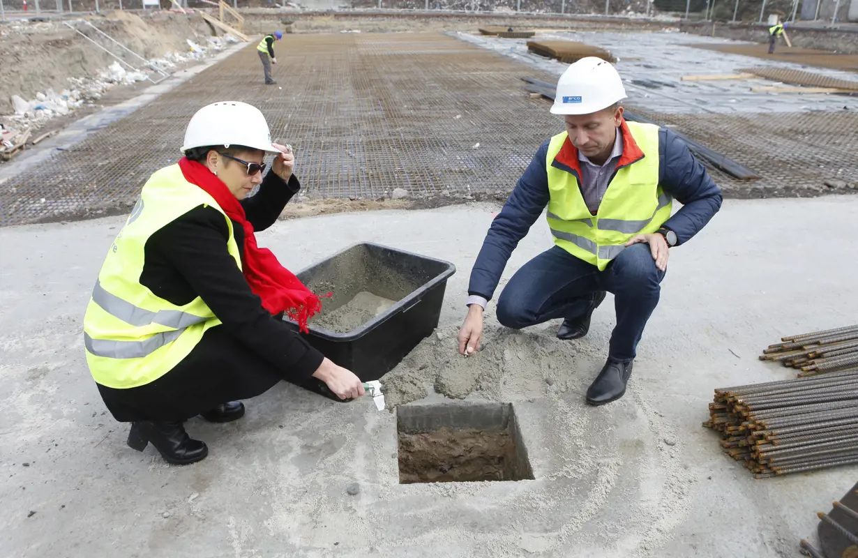 FCC Zabrze: Foundation stone ceremony for air-tight sealing of the installation