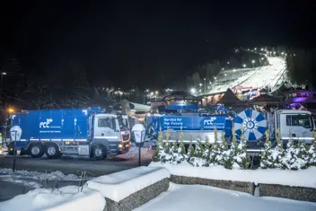 FCC at Semmering- our trucks at the sloap in 2016