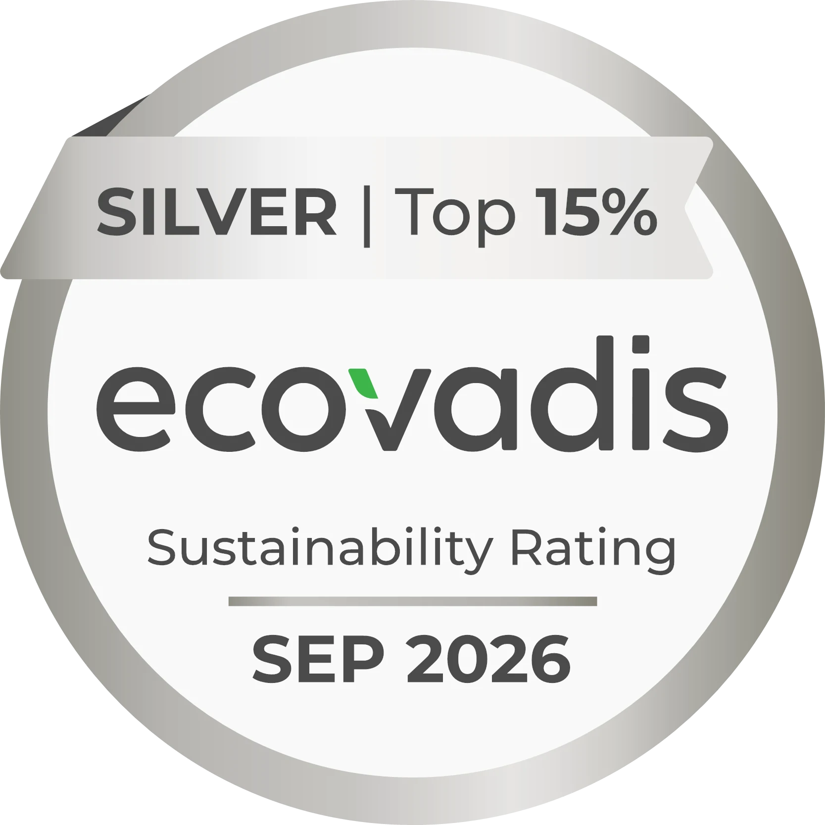 EcoVadis Sustainability Rating badge