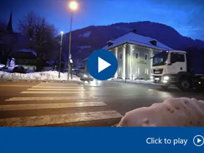 Abfallsammlung in Winterbedingungen (AT)