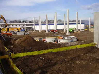 Zügiger Baufortschritt der Umbauarbeiten des Logistikstandortes Graz