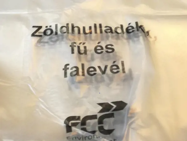 Lakossági zöldhulladékos zsákok - 2023