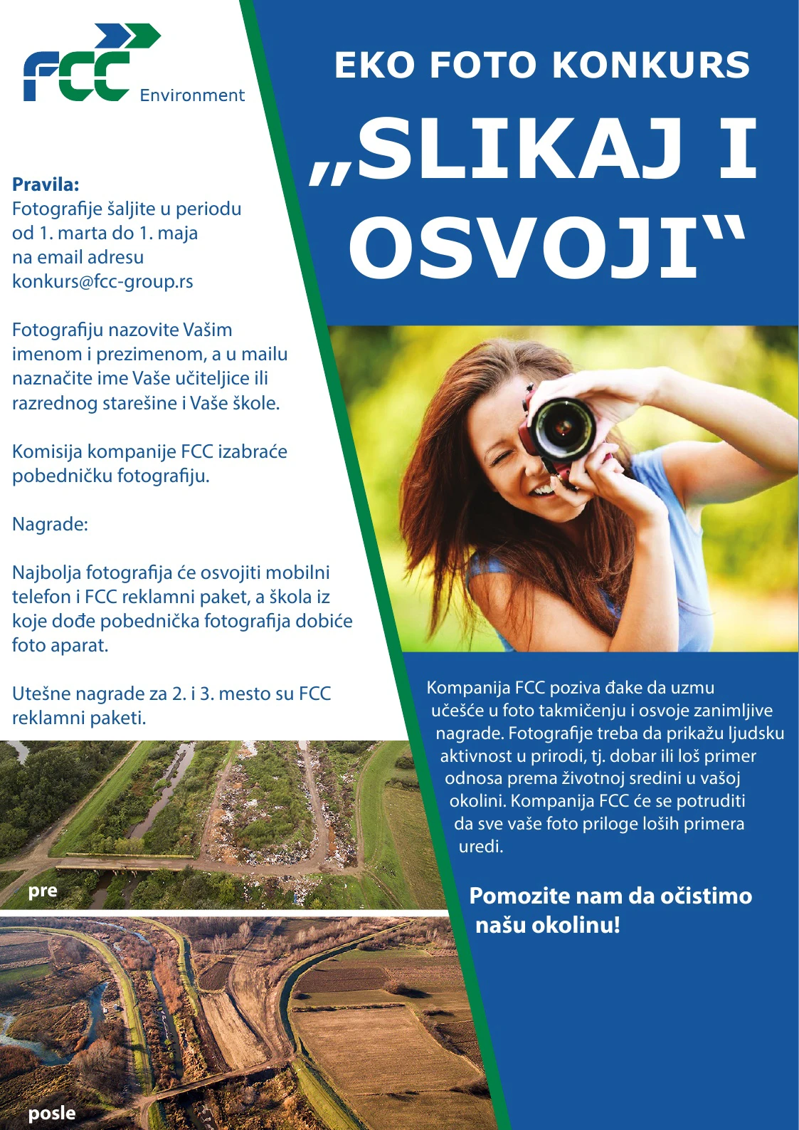 Kompanija FCC je pripremila EKO foto konkurs. 