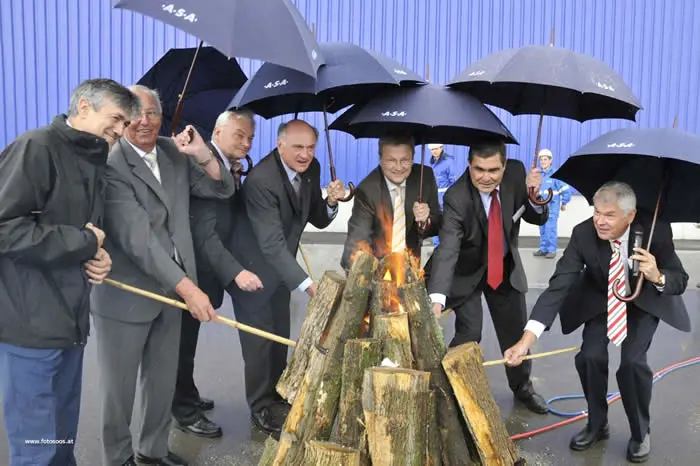 Opening of .A.S.A.'s incinerator in Zistersdorf