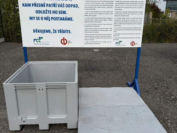 Sběrný dvůr v Plané u Českých Budějovic funguje v bezobslužném režimu nonstop