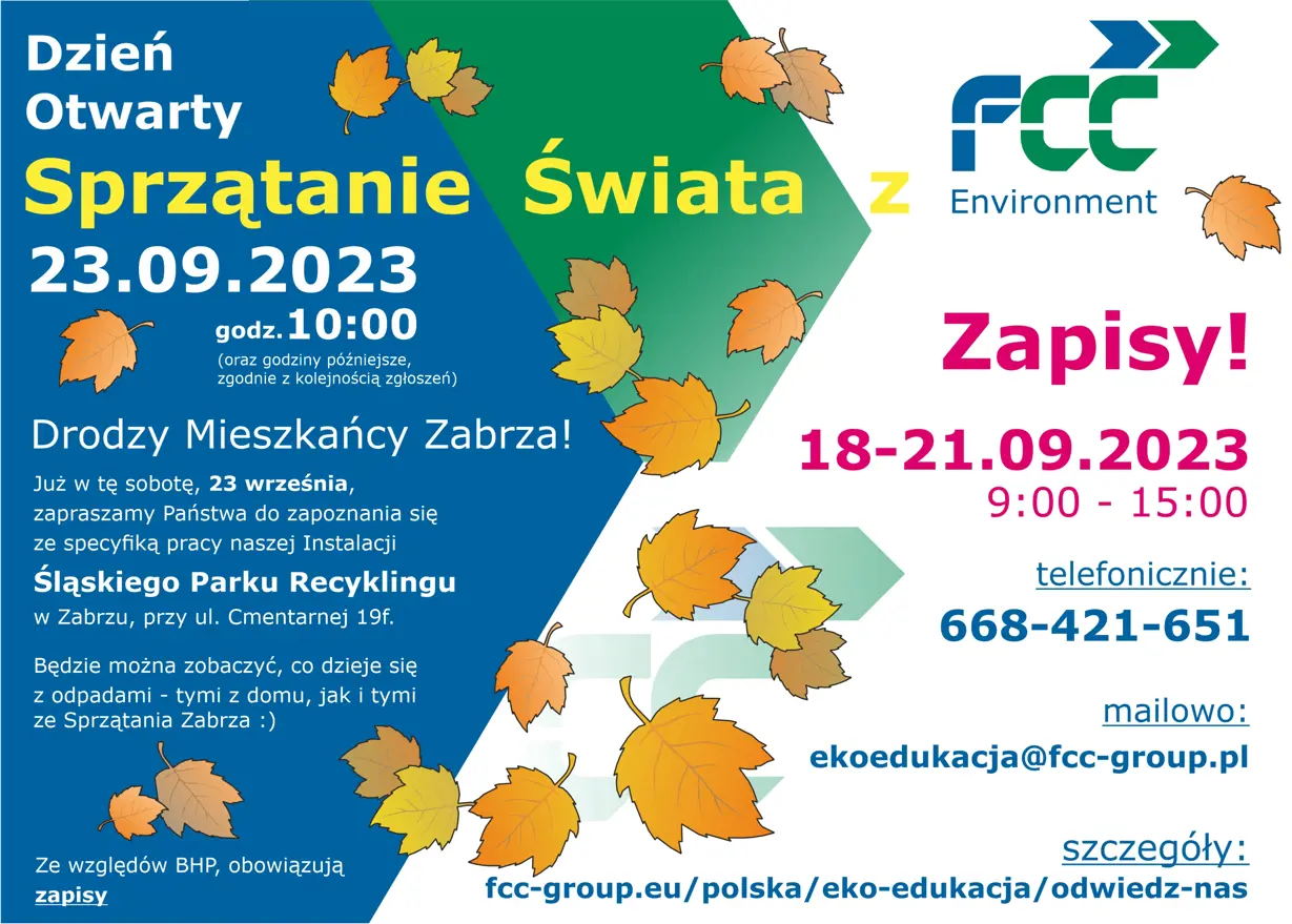 Dzień Otwarty w Śląskim Parku Recyklingu - 23.09.2023