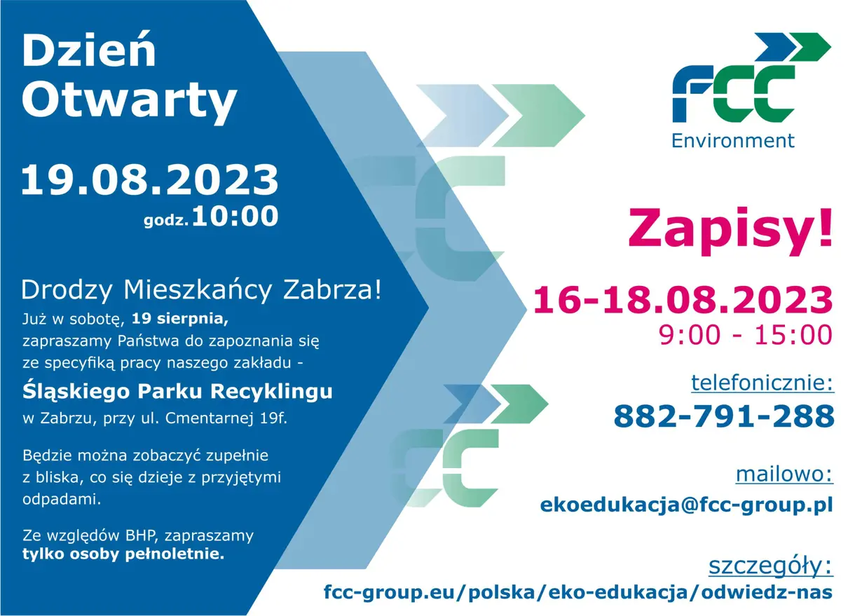 Dzień Otwarty w Śląskim Parku Recyklingu - 19.08.2023