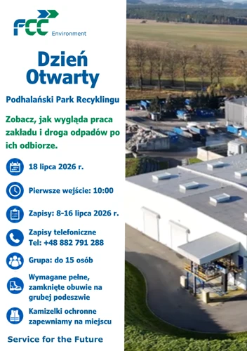Dzień Otwarty w Podhalańskim Parku Recyklingu w Nowym Targu