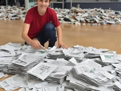 Přes 50 tisíc dětí sbíralo papír v „Soutěži s panem Popelou“