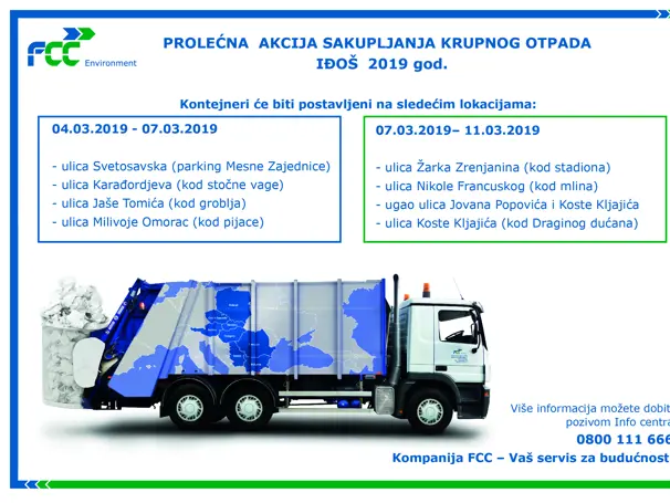 Akcija prikupljanja kabastog otpada - Iđoš