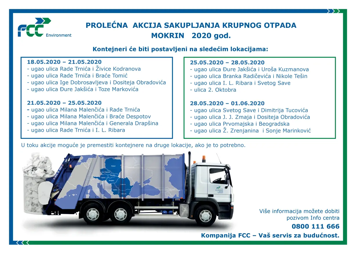 Nastavak prolećne akcije sakupljanja krupnog otpada