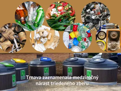 Trnava zaznamenala medziročný nárast triedeného zberu odpadu