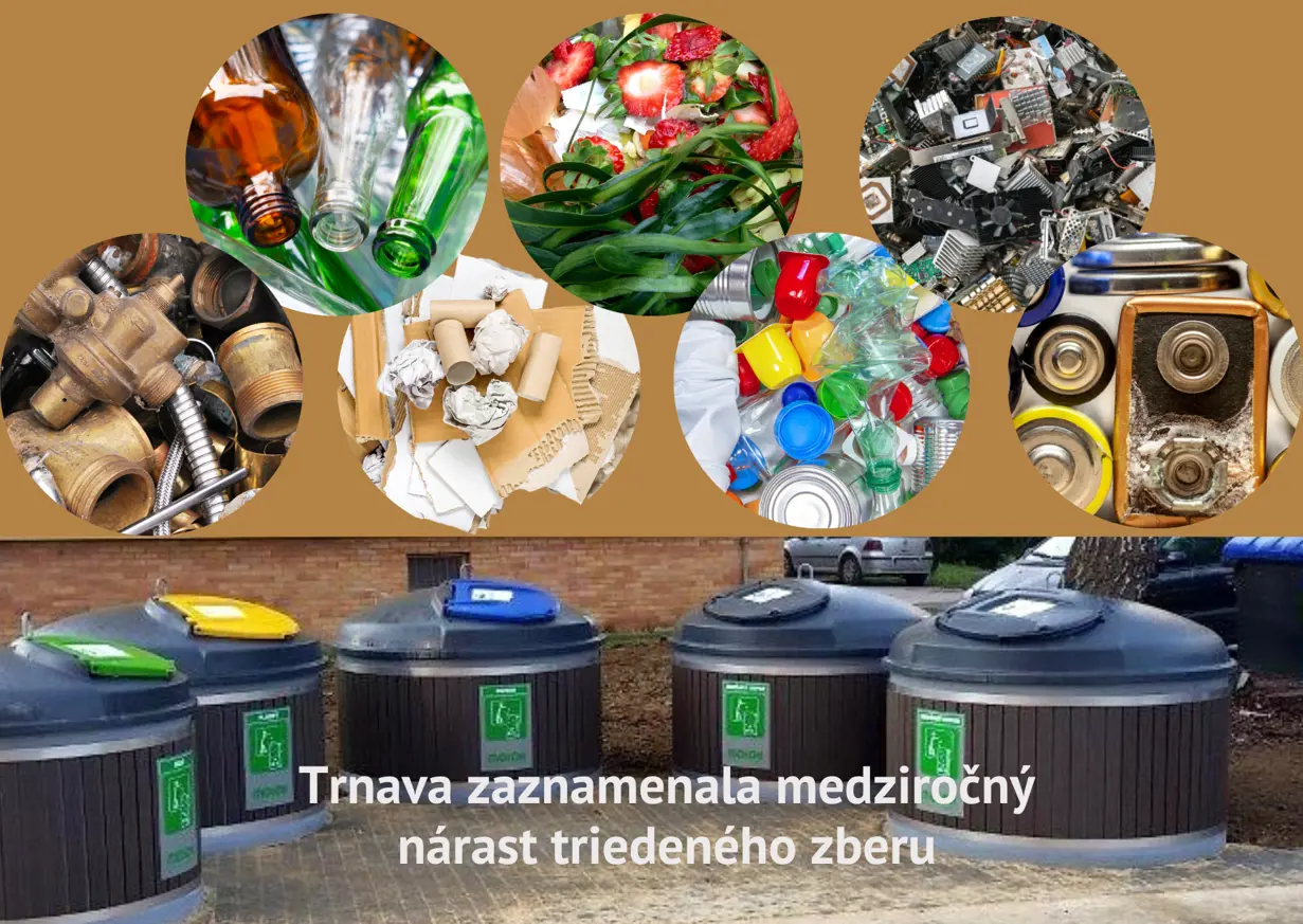 Trnava zaznamenala medziročný nárast triedeného zberu odpadu