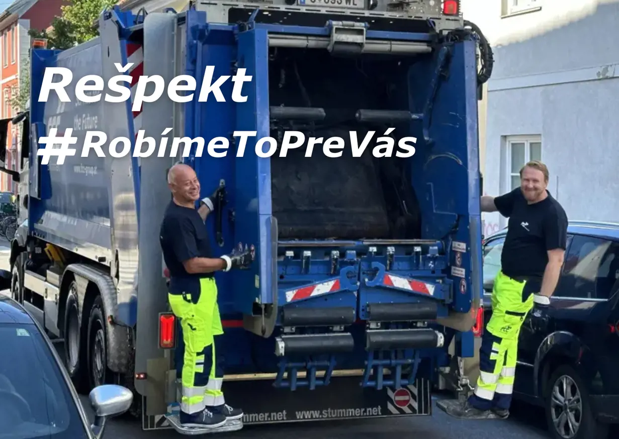 Rešpekt: Kampaň na podporu tých, ktorí sa starajú o čistotu našich miest