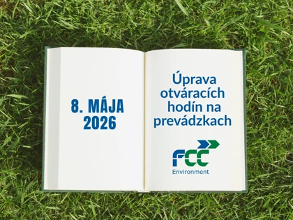 8. máj 2026 - úprava otváracích hodín na prevádzkach